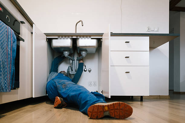 Professional Plumbing technician working in Williston Park, NY